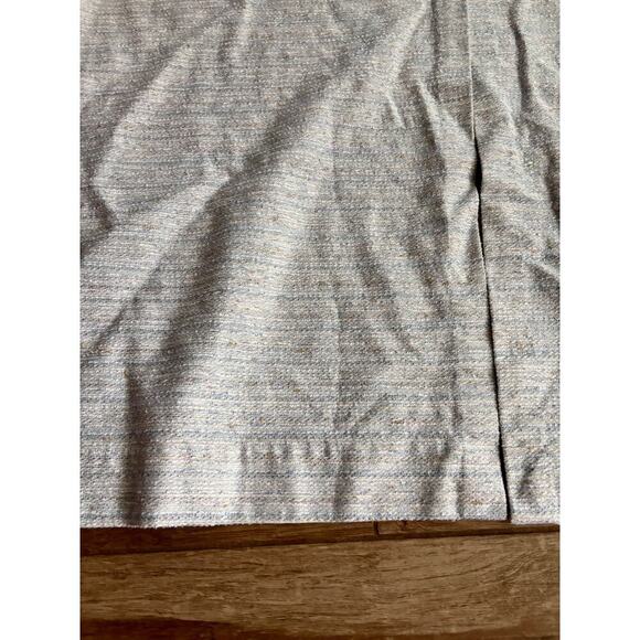 VTG 2 Panels Pinch Pleat Curtains Valance Blackout Soft Light Blue USA 24"x81" - Picture 7 of 16